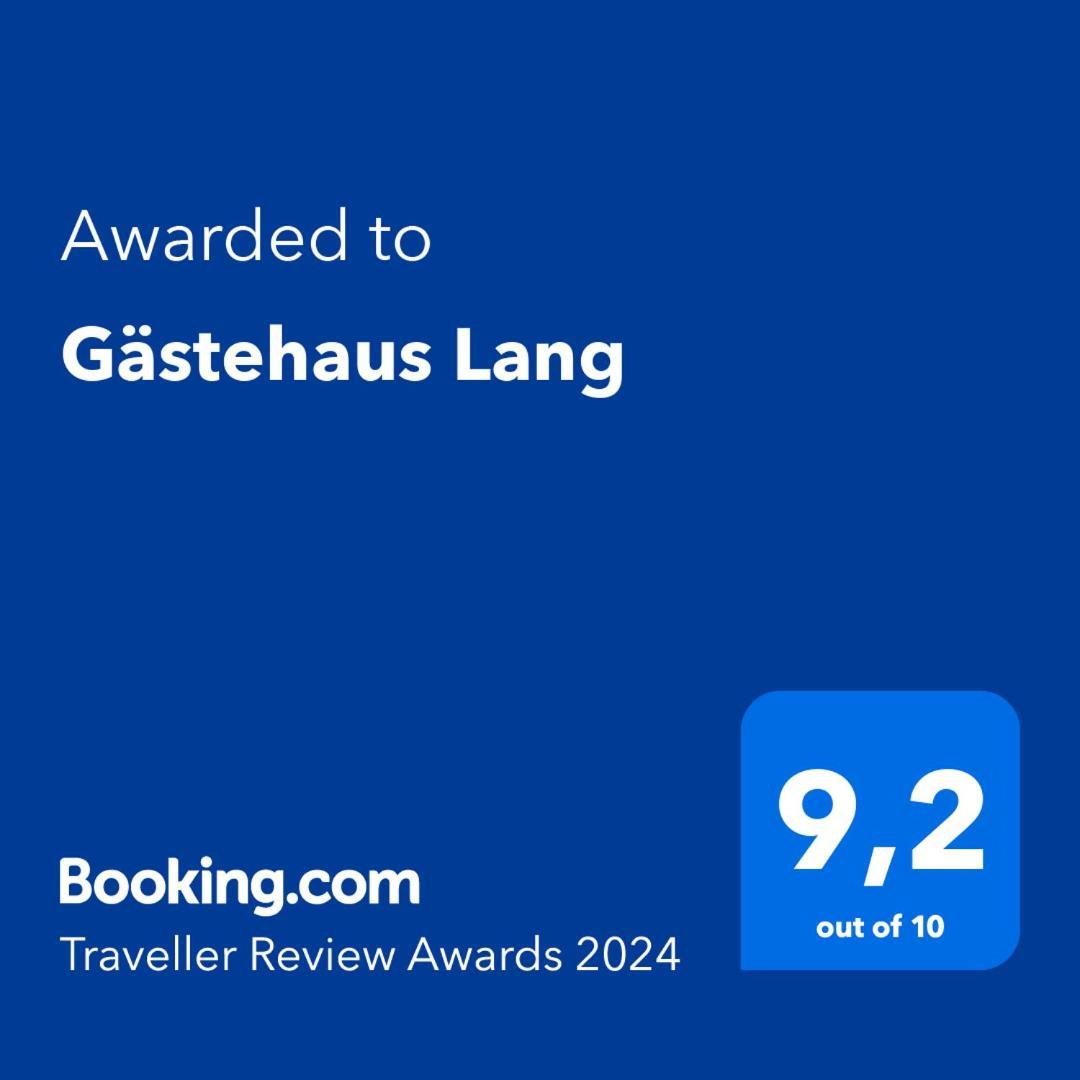 Gaestehaus Lang Вунзидель Экстерьер фото